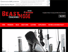 Tablet Screenshot of beastmodejonescoaching.com